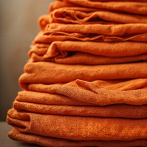 Cotton Fabric DIY Making Supplies Quilting Patchwork Fabric Fat Quarter Bundles DIY for Quilting Cotton Patchwork Cushions (Orange, 20" x 20")